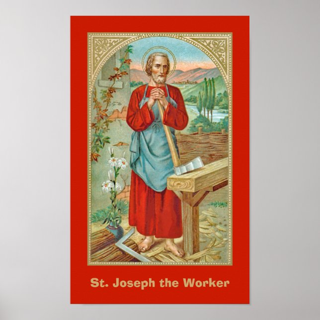 Poster St. Joseph le travailleur (BK 31) (Devant)