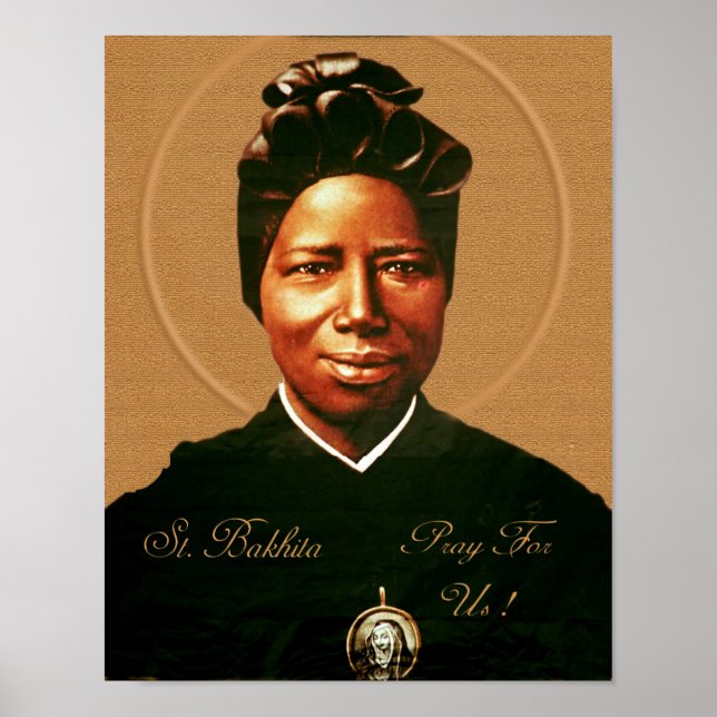 Poster St. Josephine Bakhita. (Devant)