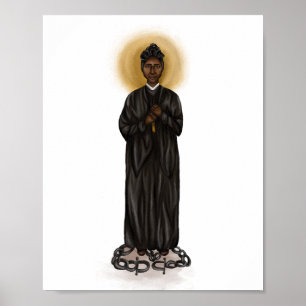 Poster St. Josephine Bakhita Imprimer - Arrière - plan bl