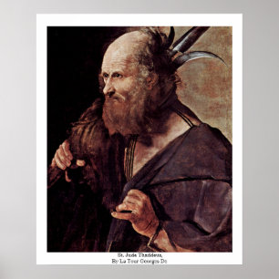 Poster St. Jude Thaddeus, By La Tour Georges De