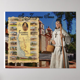 POSTER ST JUNIPERO SERRA