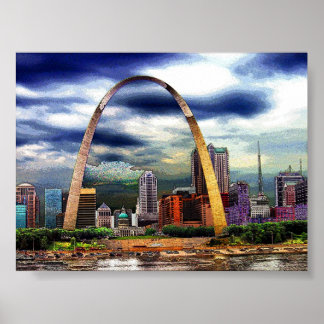 Poster St. Louis par tempête