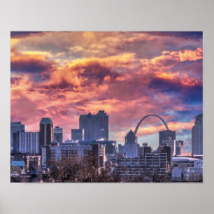 Poster St. Louis Sunrise