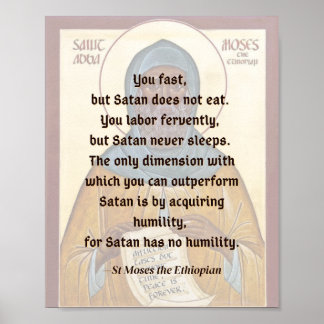 Poster St Mark Humilité Imprimer