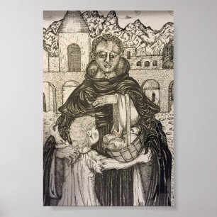 Poster St Martin de Porres et enfant