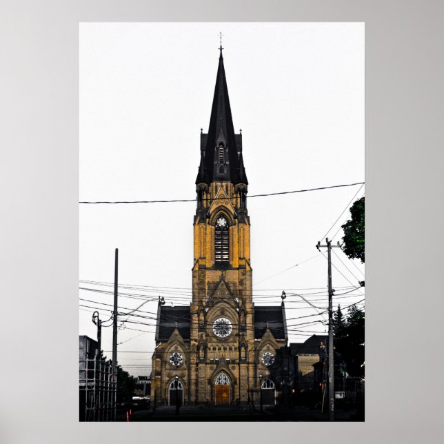 Poster St. Mary's Church No 1 Version couleur (Devant)