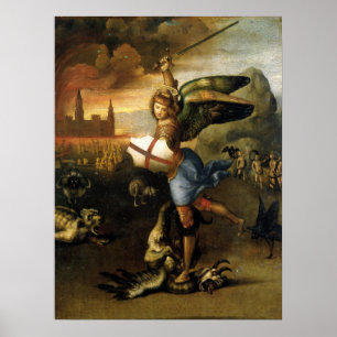 Poster St Michael Arkhangel - Raphael