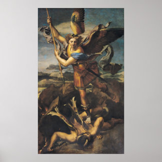 Poster St. Michael écrasant le démon, 1518