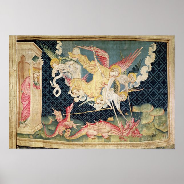 Poster St. Michael et ses anges combattent le dragon (Devant)