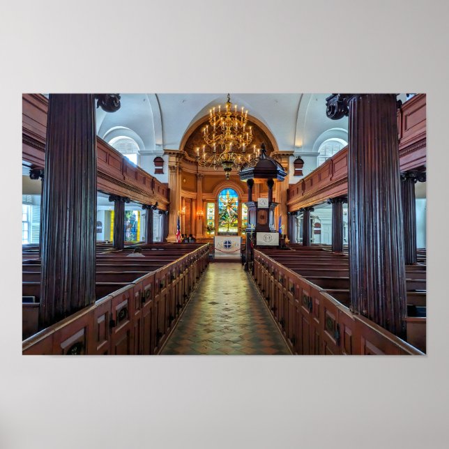 Poster St. Michael's : Echos du passé de Charleston (Devant)