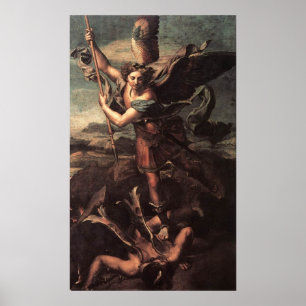 Poster St Micheal et l'affiche du diable
