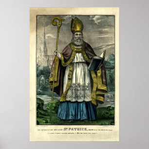 Poster St. Patrick de Currier & Ives (1834-1907)