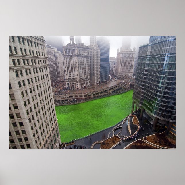 Poster St. Patricks Day, Chicago (Devant)