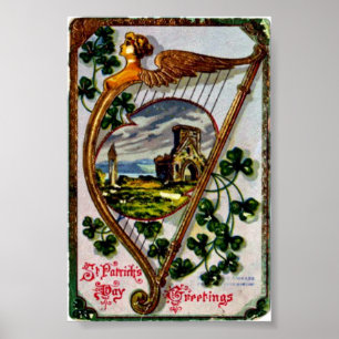 Poster St Patrick's vintage