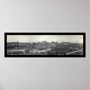Poster St Paul MN Skyline Photo 1915