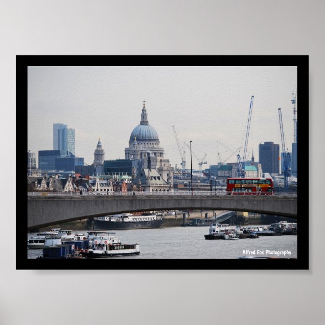 Poster St. Paul’s et la Tamise (Devant)