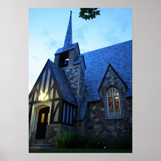 Poster St Paul's dans la soirée (Devant)