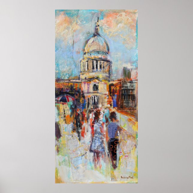 Poster St Paul's du pont du Millénaire (Devant)