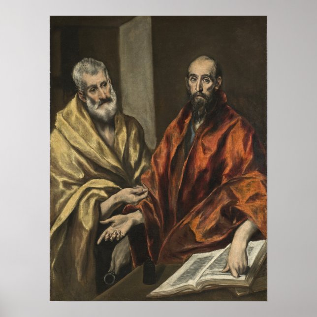 Poster St Peter et St Paul | c.1605-8 (Huile sur toile) (Devant)