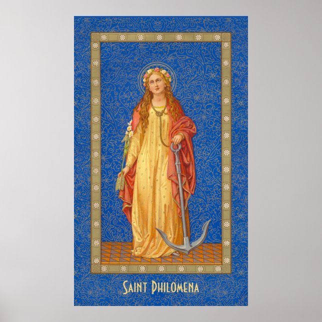 Poster St. Philomena avec Ancre (SNV 051) (Devant)