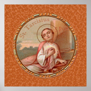 Poster St. Tarcisius of Rome Roundel (BF 004)
