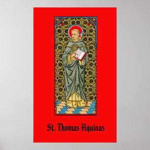 Poster St. Thomas d'Aquin (VVP 003)