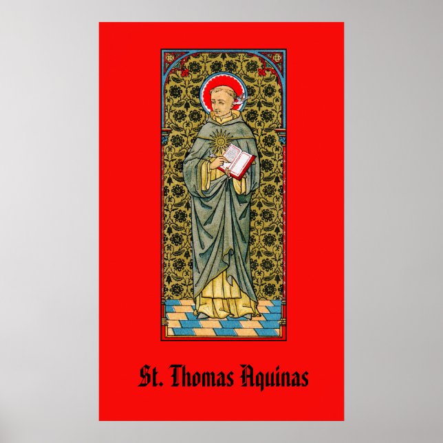 Poster St. Thomas d'Aquin (VVP 003) (Devant)