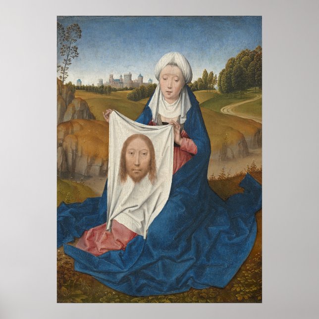 Poster St. Veronica, c.1470-1475 (huile sur panneau) (Devant)