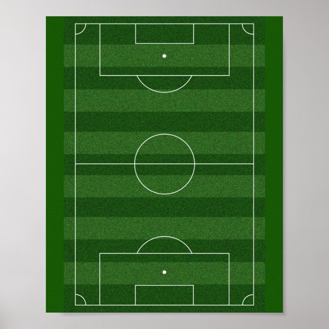 Poster Stade de football - Football Field - Football Yard (Devant)