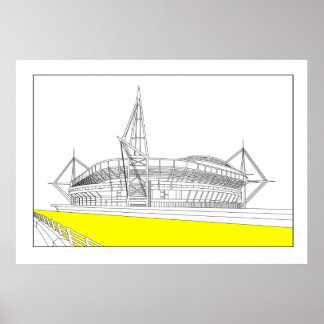 Poster Stade du Millénaire