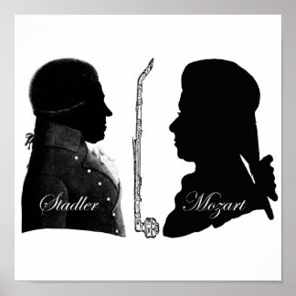 Poster Stadler et Mozart Clarinet