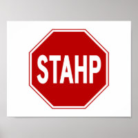 STAHP ! Plaque