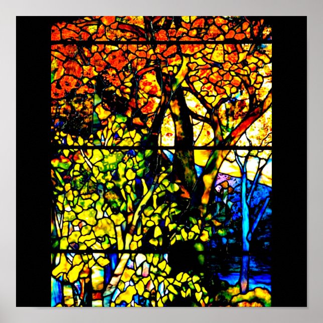 Poster-Stained Glass-Tiffany 22 Poster (Front)