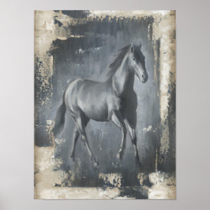 Poster Stallion noir