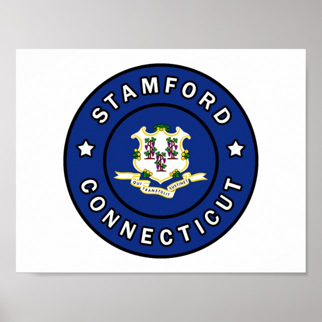 Poster Stamford Connecticut (Devant)