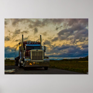 Poster Stand de camion Sky fine art print