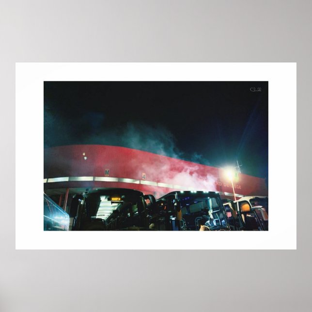 Poster "Standard Away with Royal Antwerp FC" (Devant)