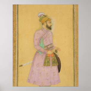 Poster Standing figure of a Mughal prince, from the Small