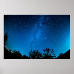 Poster Star ciel étoilé de la voie lactée