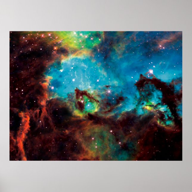 Poster Star Cluster NGC 2074 Tarantula Nebula Photo spati (Devant)