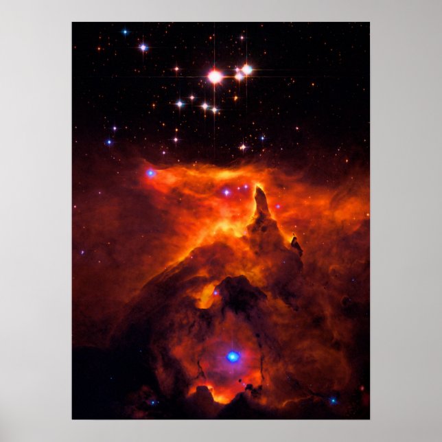 Poster Star Cluster Pismis 24 beauté dans l'espace (Devant)