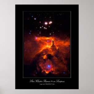 Poster Star Cluster Pismis 24, coeur de NGC 6357