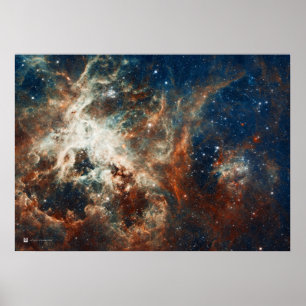 Poster Star Factory 30 - Télescope spatial Hubble de la N