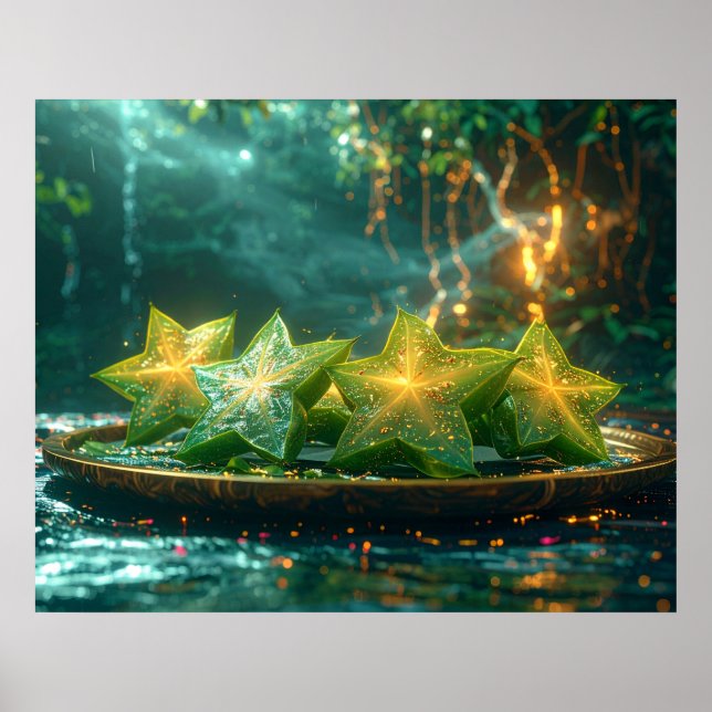 POSTER STAR FRUIT - EXOTIC FRUITS (Devant)