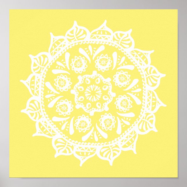 Poster Star Fruit Mandala (Devant)