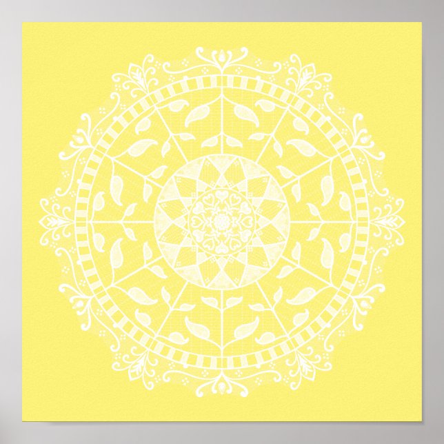 Poster Star Fruit Mandala (Devant)