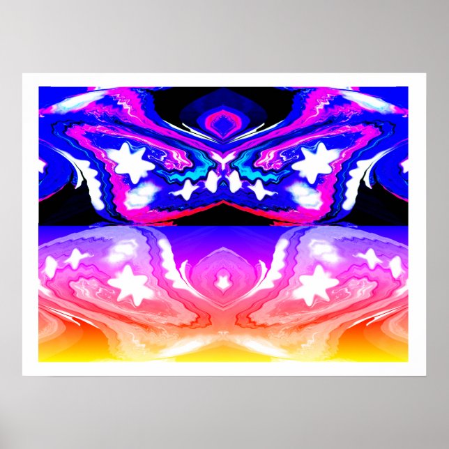 Poster Star life in outer space art (Devant)