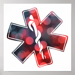 Poster star of life bokeh