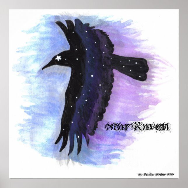 Poster Star Raven, Par Felicia Boites (Devant)