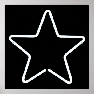 Poster Star White, Star Bright